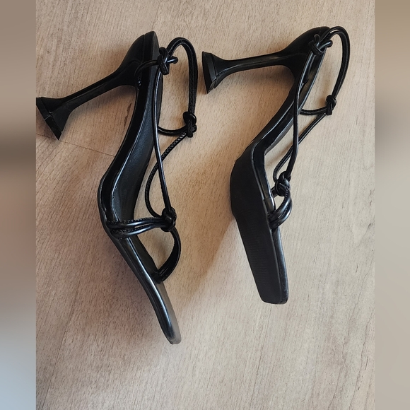 H by Halston Picasso Lace-up Dress Sandals Heels - Picture 6 of 11